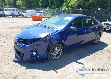 2015 Toyota Corolla S Plus из США, поврежденный, VIN 2T1BURHE5FC470654